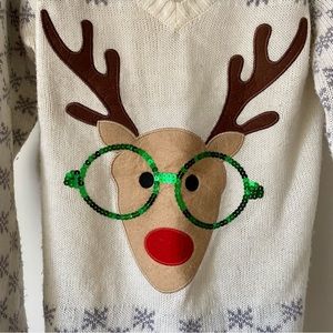 Reindeer Ugly Holiday/Christmas Sweater